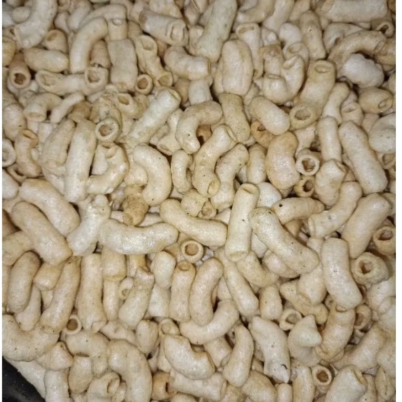 

Camilan makaroni bantet mekar kress 500gram rasa gurih asin renyah enak