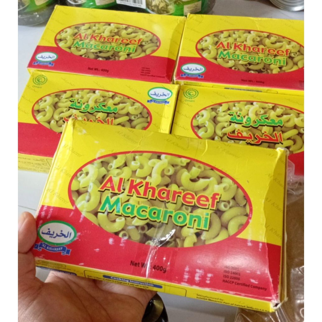 

Al khareef makaroni 400gr / pasta