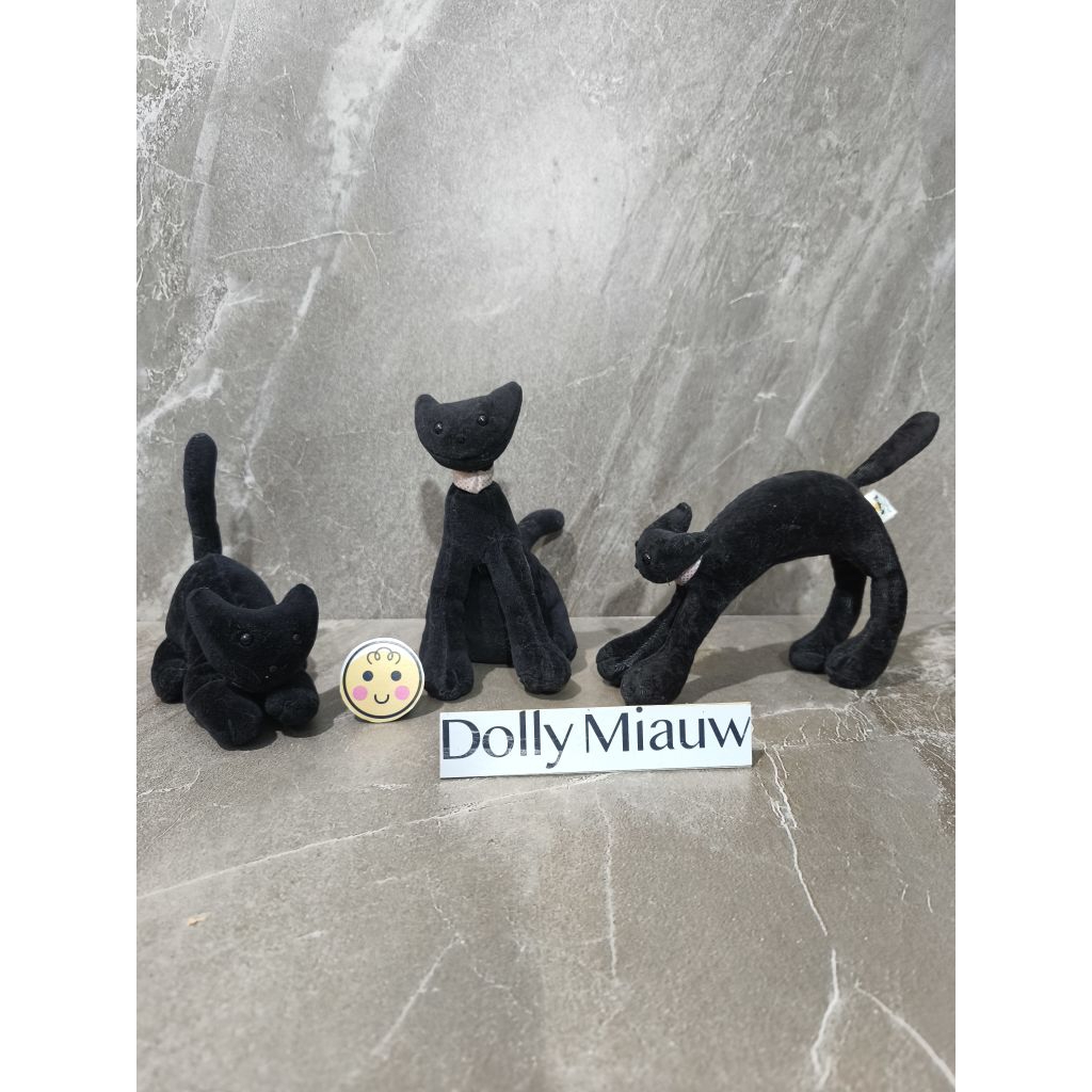 jellycat vintage Katarina kat, set of 3.. super rare full set..