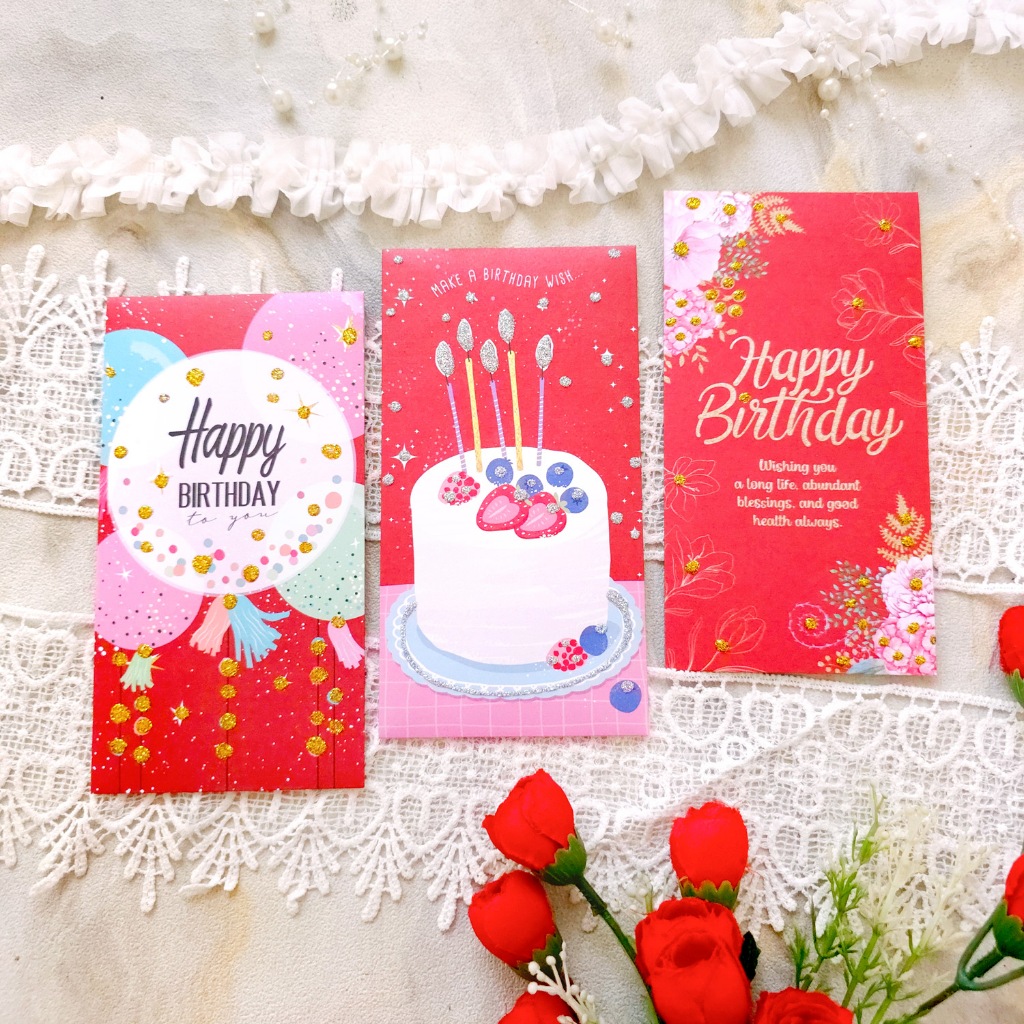 

READY STOK ANGPAO / AMPLOP / HONGPAO happy birthday Ulang tahun ultah