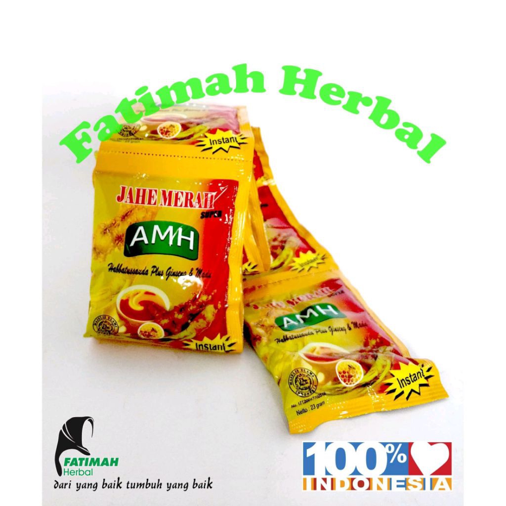 

Jahe Merah AMH Susu dengan Gingseng -10 Sacet