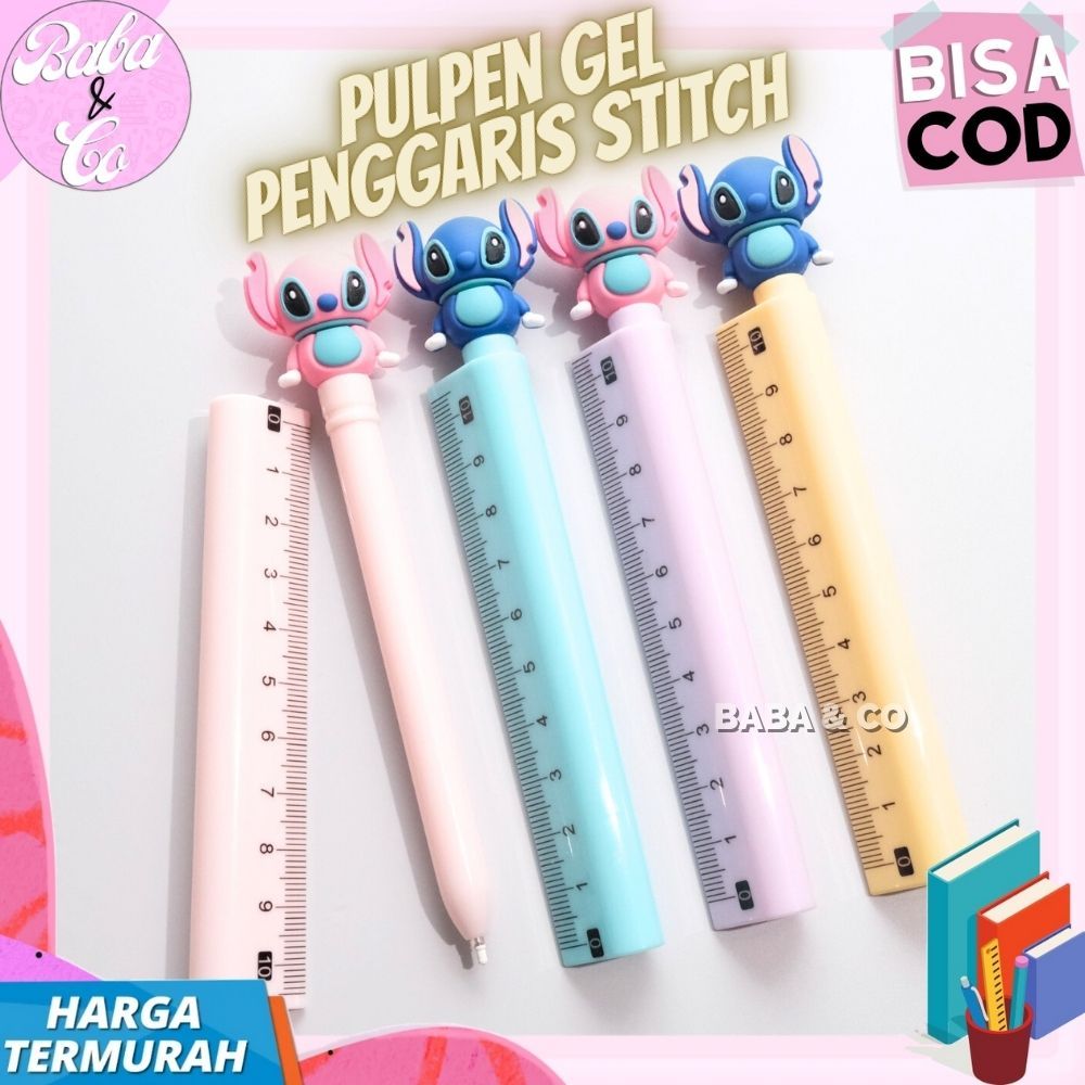 

PULPEN STITCH PENGGARIS LUCU IMUT PEN PENGGARIS SET 2 IN 1 STITCH UNIK MURAH PEN GEL PENGGARIS MOTIF STITCH PENGGARIS 10cm MURAH GROSIR COD