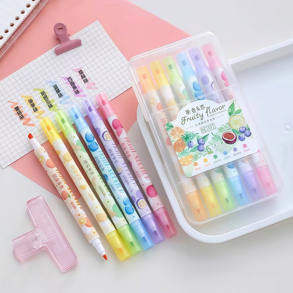 

6pcs parfum Stabilo isi 6 Warna Pastel Stabilo Highlighter Stabilo Warna Pastel Highlighter Color