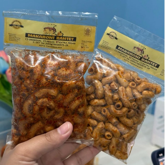 

50 pcs makaroni bantet cap koki / makaroni bantet Tasikmalaya