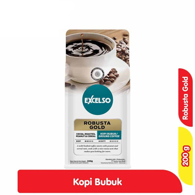 

Excelso Robusta Gold 200 Gr 200Gr Kopi Bubuk