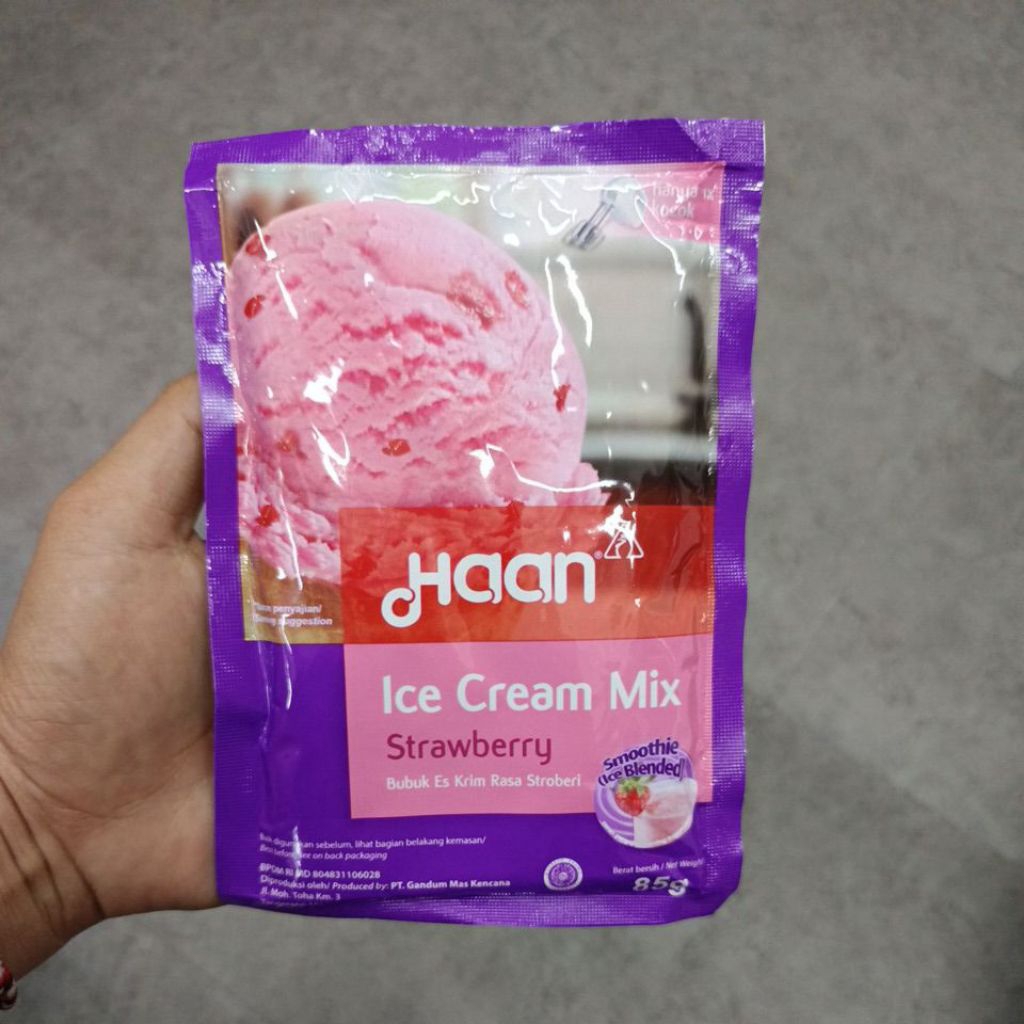 

Haan ice cream strobery 85gr