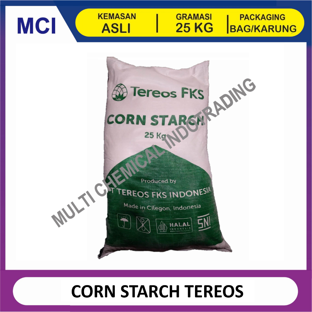 

(KHUSUS INSTANT/GOSEND) TEREOS CORN STARCH TEPUNG MAIZENA - 1 BAG 25 KG / TEPUNG PATI JAGUNG TEREOS