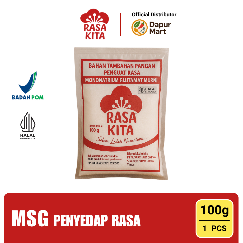 

Rasa Kita Penyedap Rasa MSG (Micin) 100g