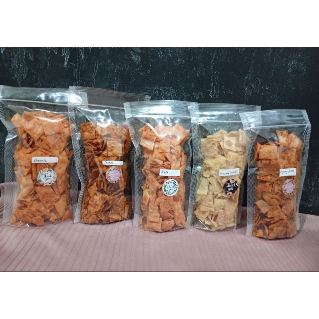 

keripang le ( Keripik Pangsit Doa Ibu Renyah & Gurih )