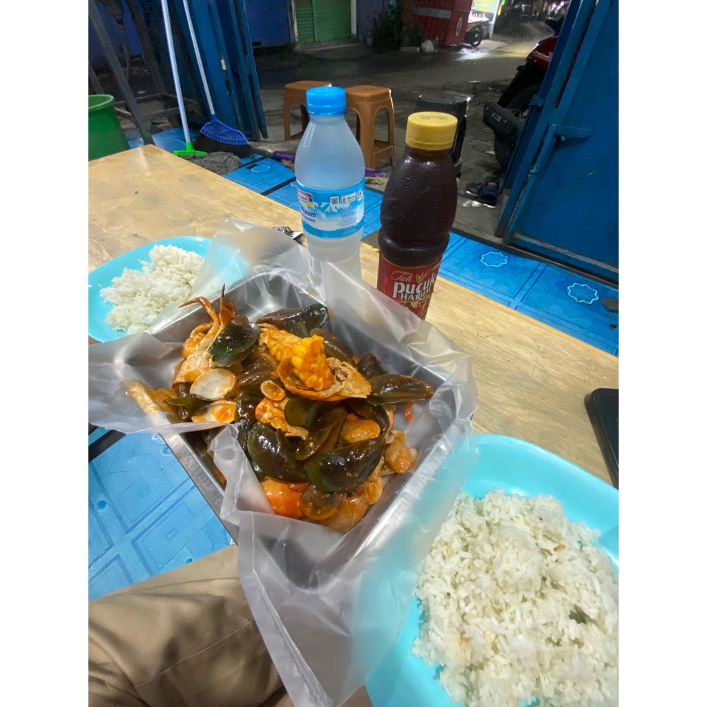 

kerang tumpah porsi satu rt