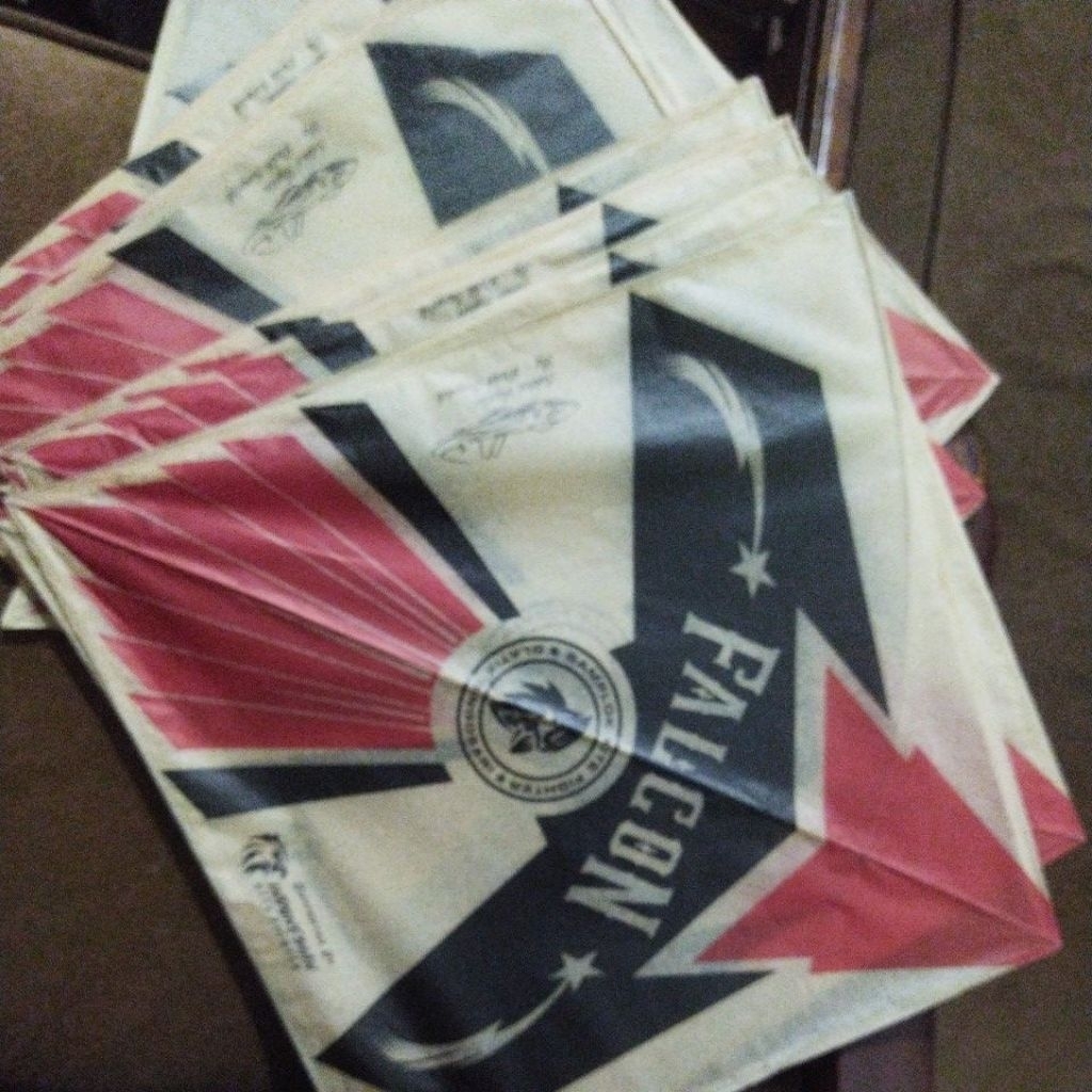 layangan SUKHOI std kertas tisu motif