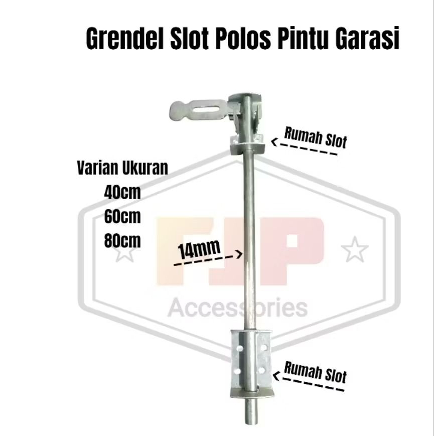 Slot Pintu Pagar Besi Polos | Grendel Slot Pintu Handerson Pintu Gebyog Pintu Garasi