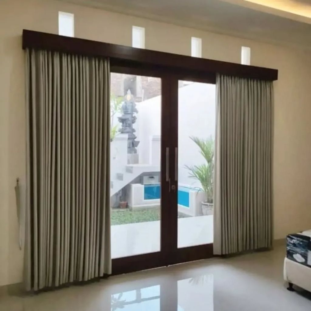 gorden rumah blackout/dekorasi jendela tirai hordeng