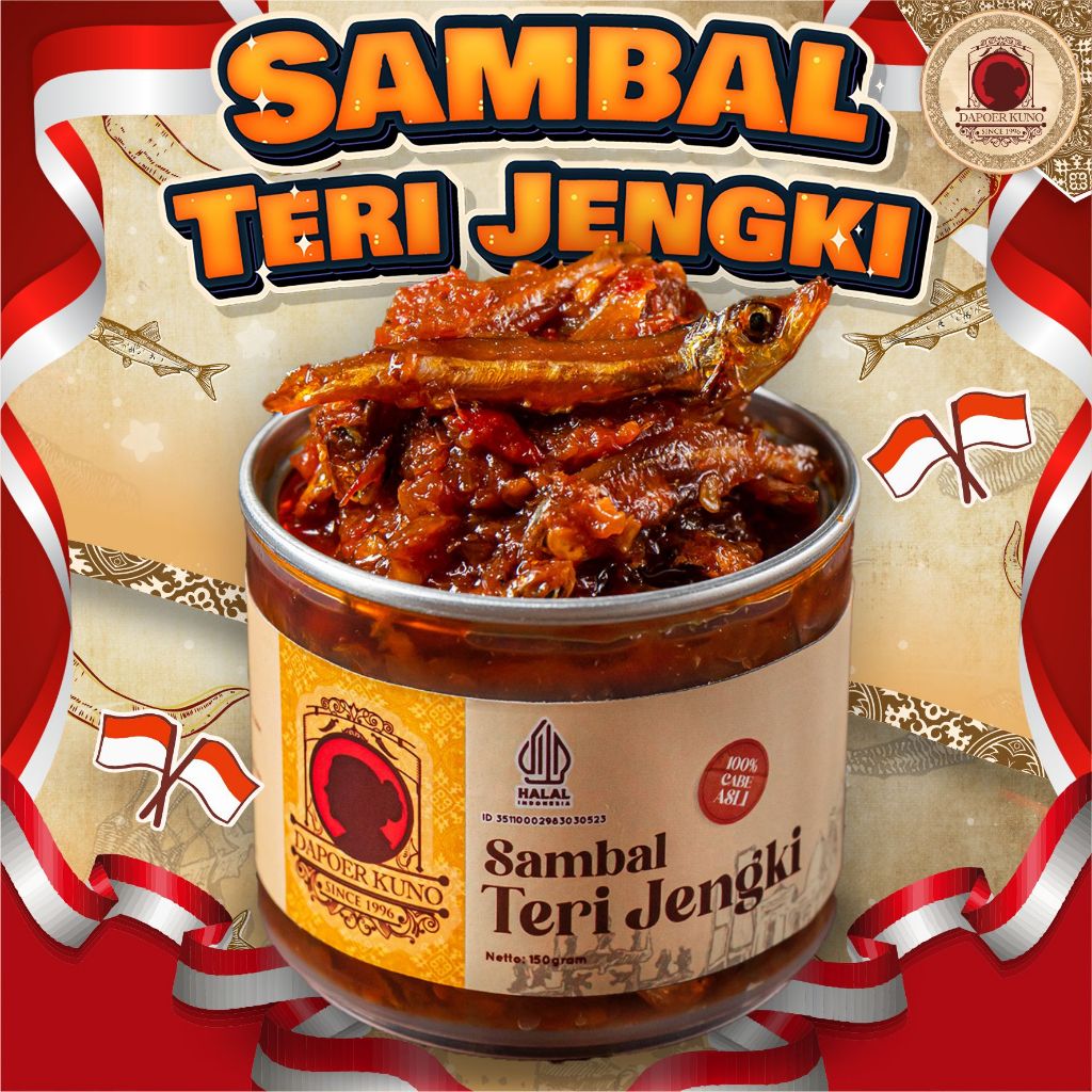 

Dapoer Kuno - Sambal Teri Jengki 150gr