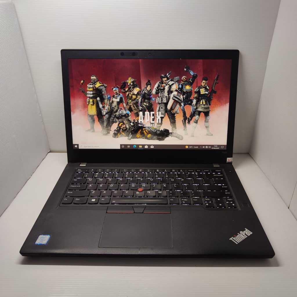 HOT SALE! LAPTOP DESAIN LENOVO THINKPAD T480 I7 16/512 SSD NVIDIA SLIM LAYAR 2K