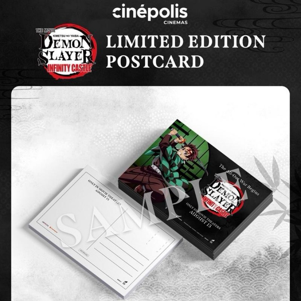 Official Demon Slayer PostCard, Cinepolis
