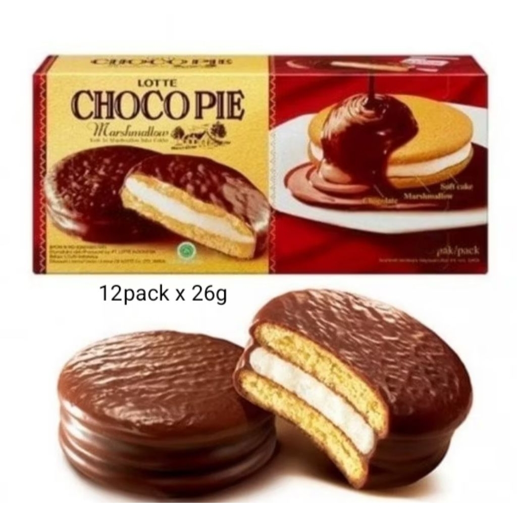 

Lotte Chocopie Marshmellow Soft Cake 312g
