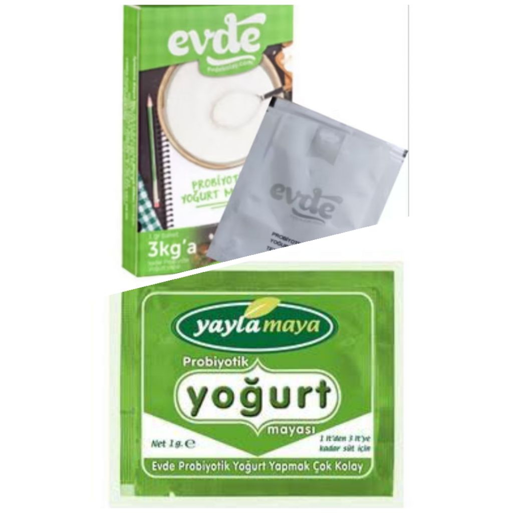 

EVDE & Yayla Maya biang yogurt Probiotik Turki HALAL yogurt maya harga/sachet