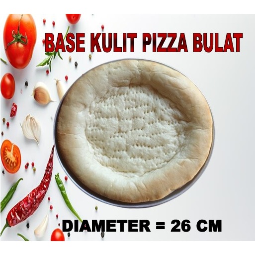 

BASE YUMMY KULIT ROTI PIZZA UKURAN DIAMETER 26 CM (HARGA PER PCS)