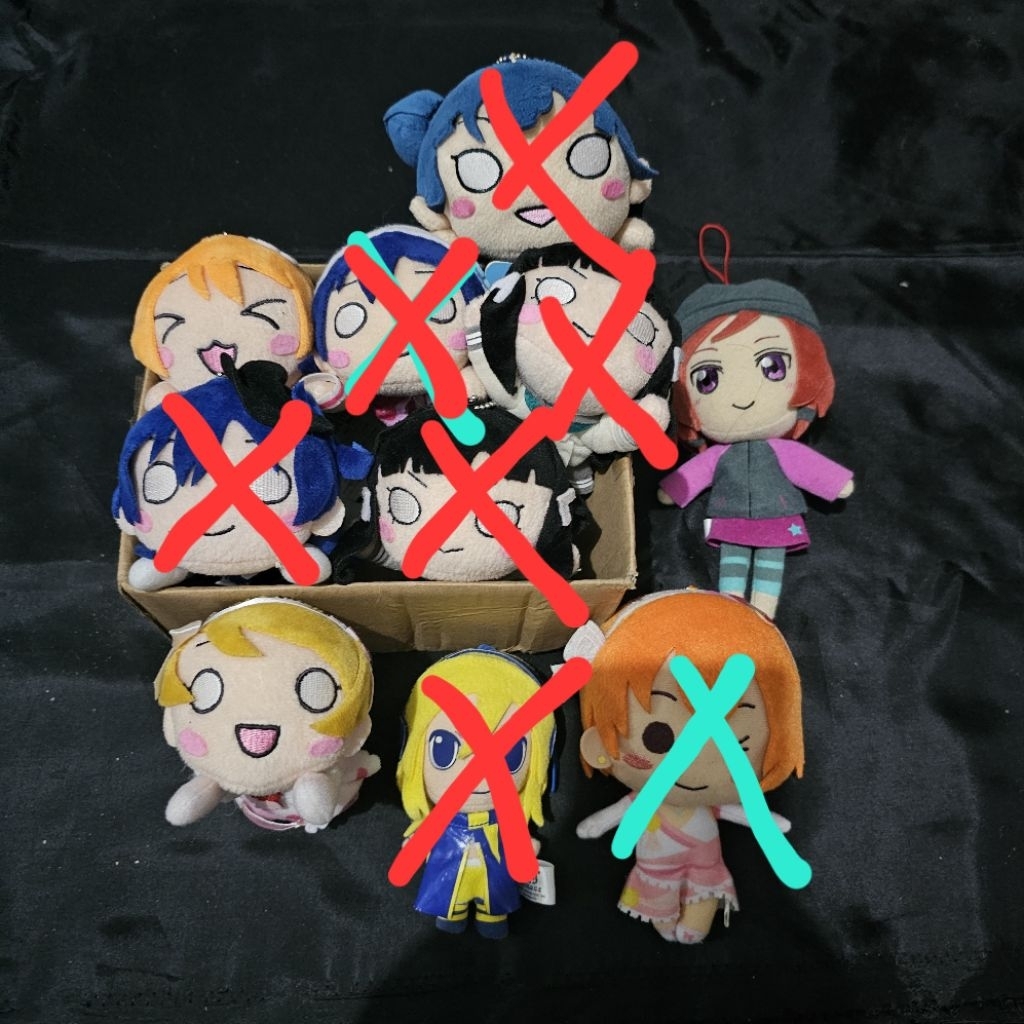 harga satuan idol cewe love live sega nesoberi mini plush mix