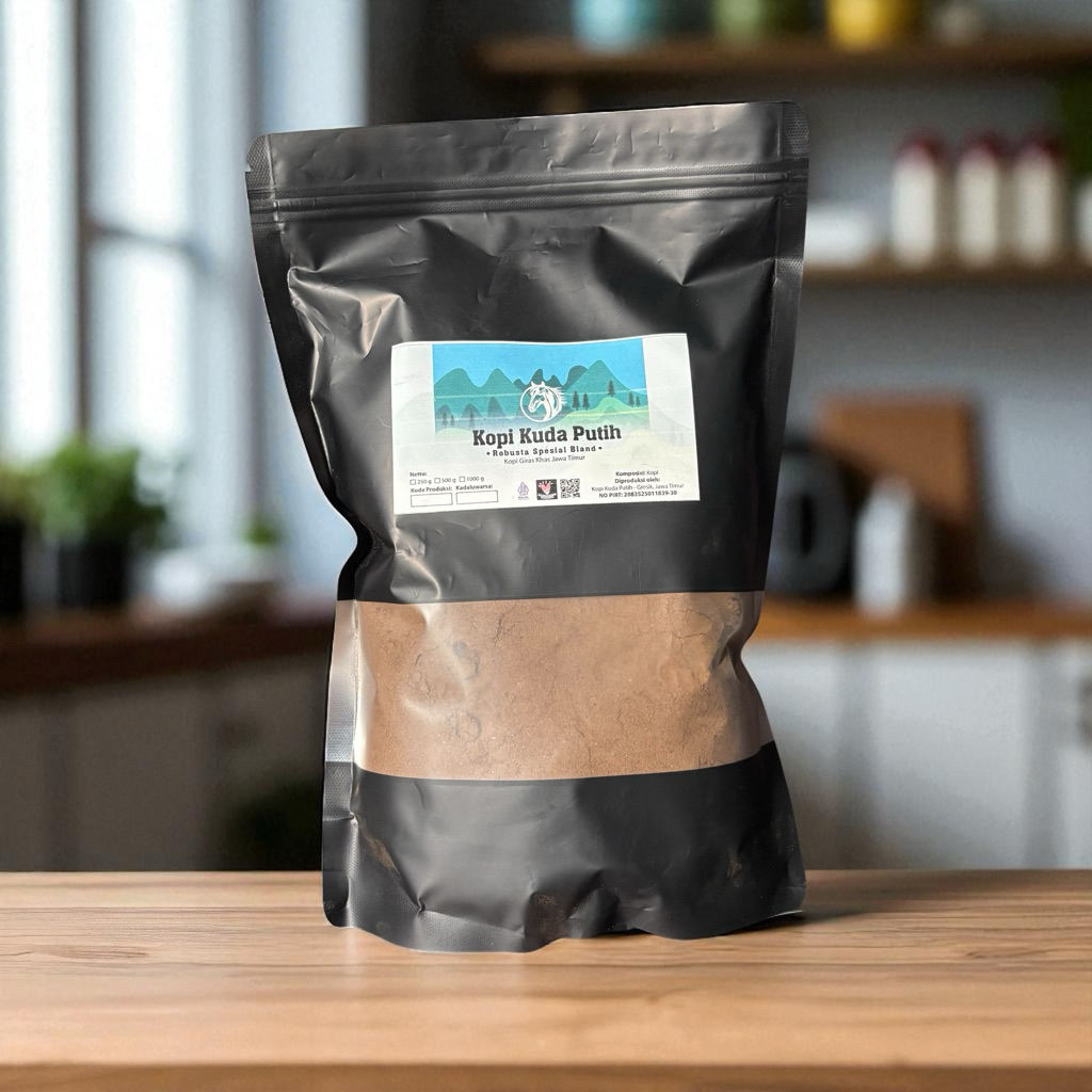 

Kopi Kuda Putih Premium - Robusta Special Bland - Kopi Khas Jawa Timur