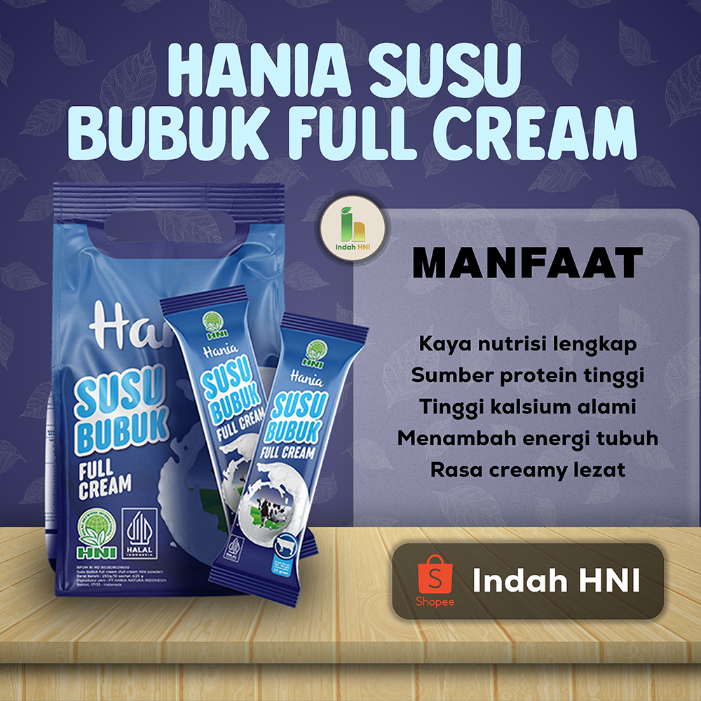 

Hania Susu Bubuk Full Cream HNI HPAI – Susu Murni Berkualitas