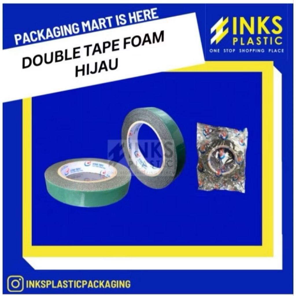 

DOUBLE TAPE FOAM WARNA HIJAU