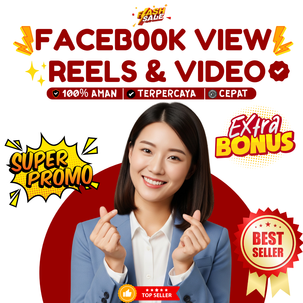 Face'book view Reels & Video Views fb Tambah Views Penambah Views