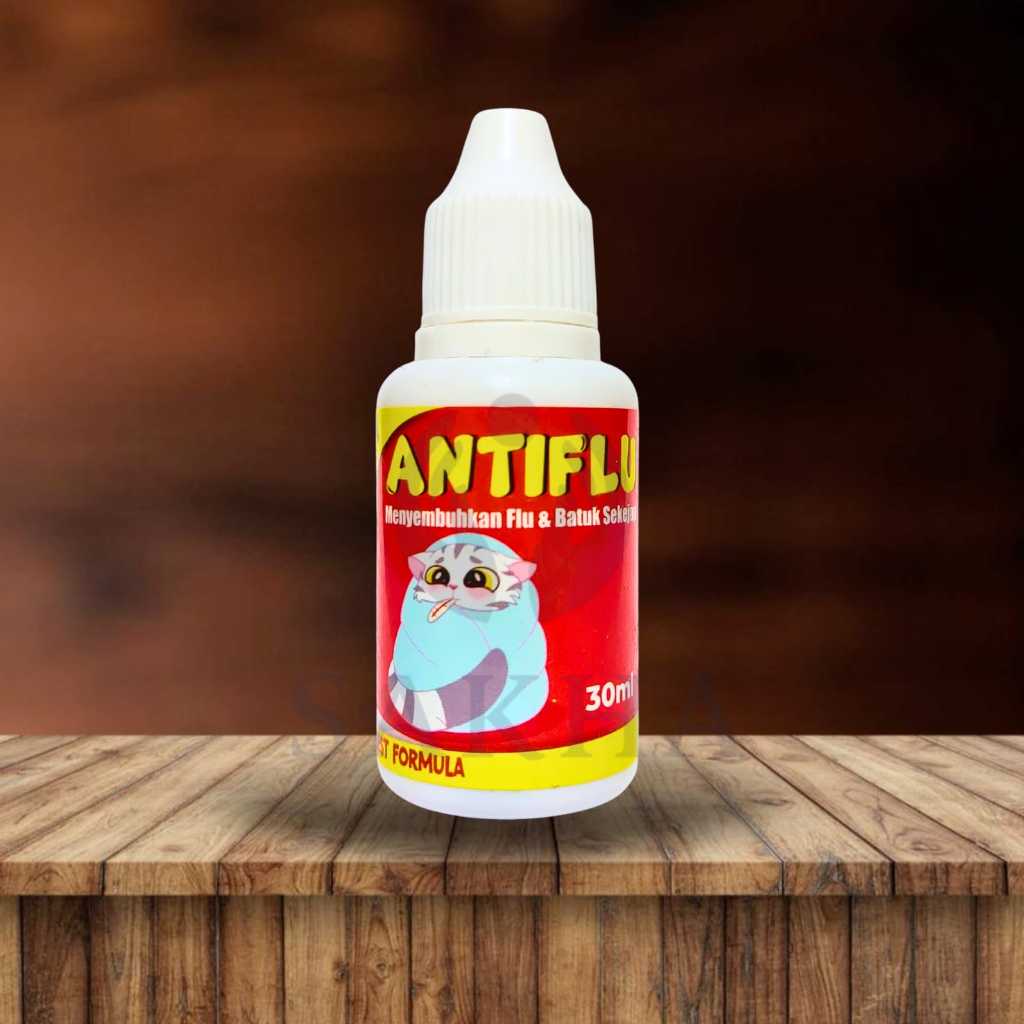Obat Kucing Anti Flu Batuk Pilek Antibiotik Kucing Kitten Bersin Sariawan Infeksi Saluran Pernafasan