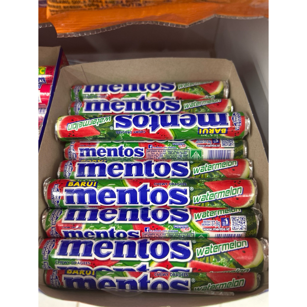 

Mentos roll watermelon 37.8gram