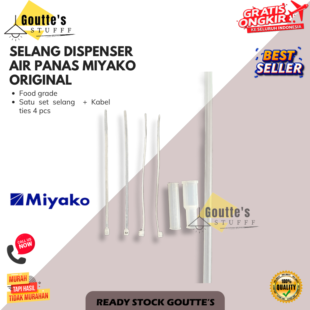 GOUTTE-MIYAKO SELANG DISPENSER ORIGINAL 1 SET AIR PANAS