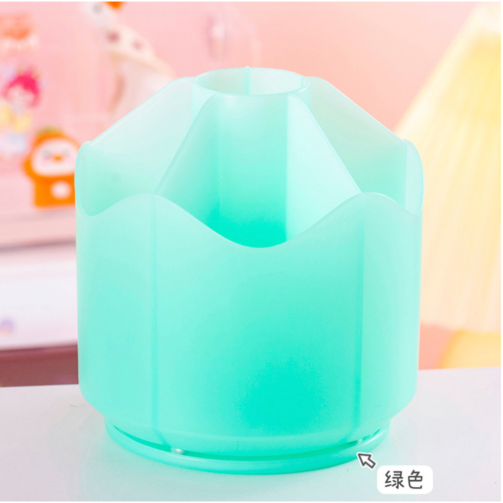 

Tempat Pensil Rotasi 360° Pen Holder Aesthetic Minimalis Serbaguna