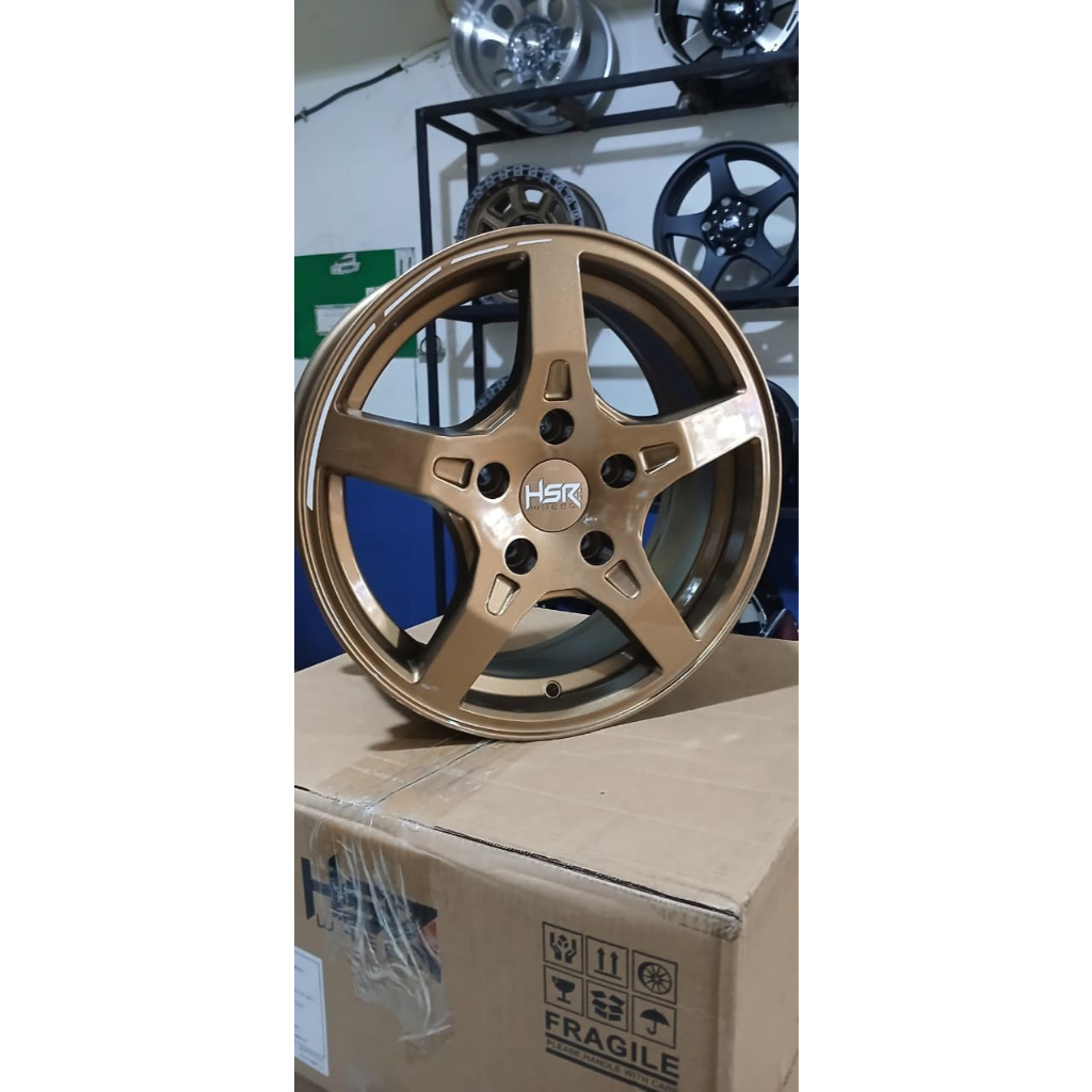 VELG MOBIL HSR PENTE RING 15 PCD 5X114,3 WARNA BRONZE