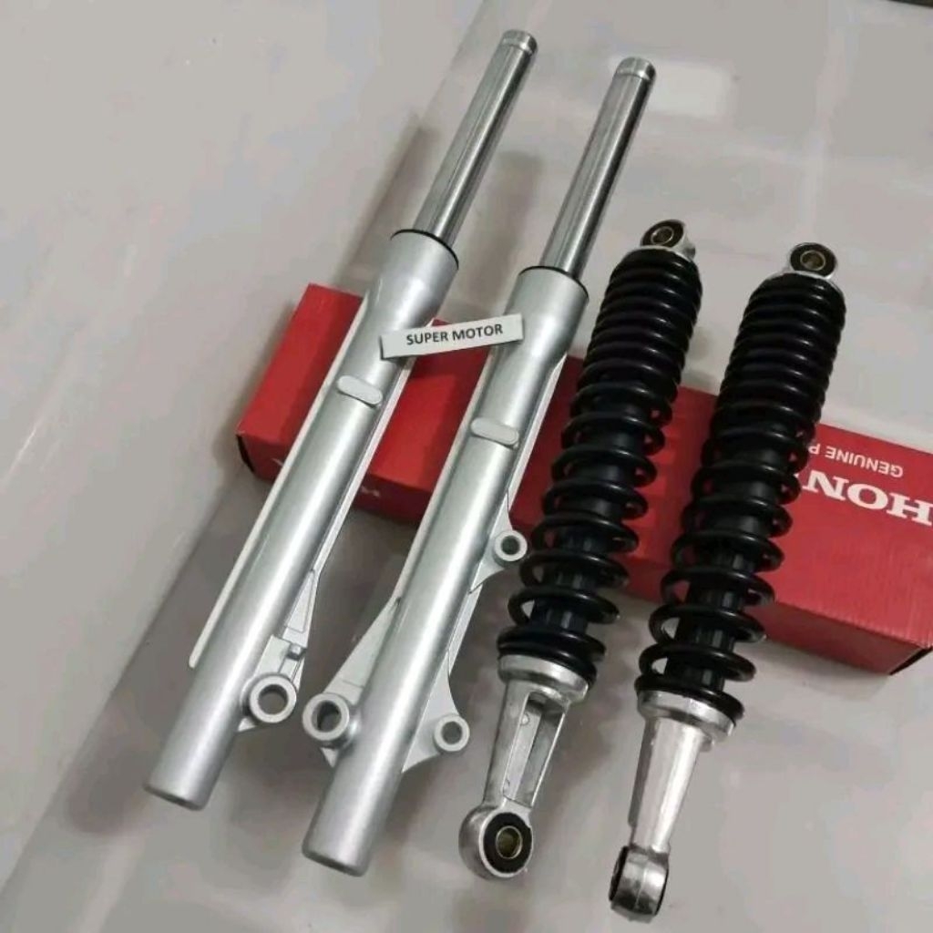 paket komplit shock depan belakang supra fit new kharisma supra fit original