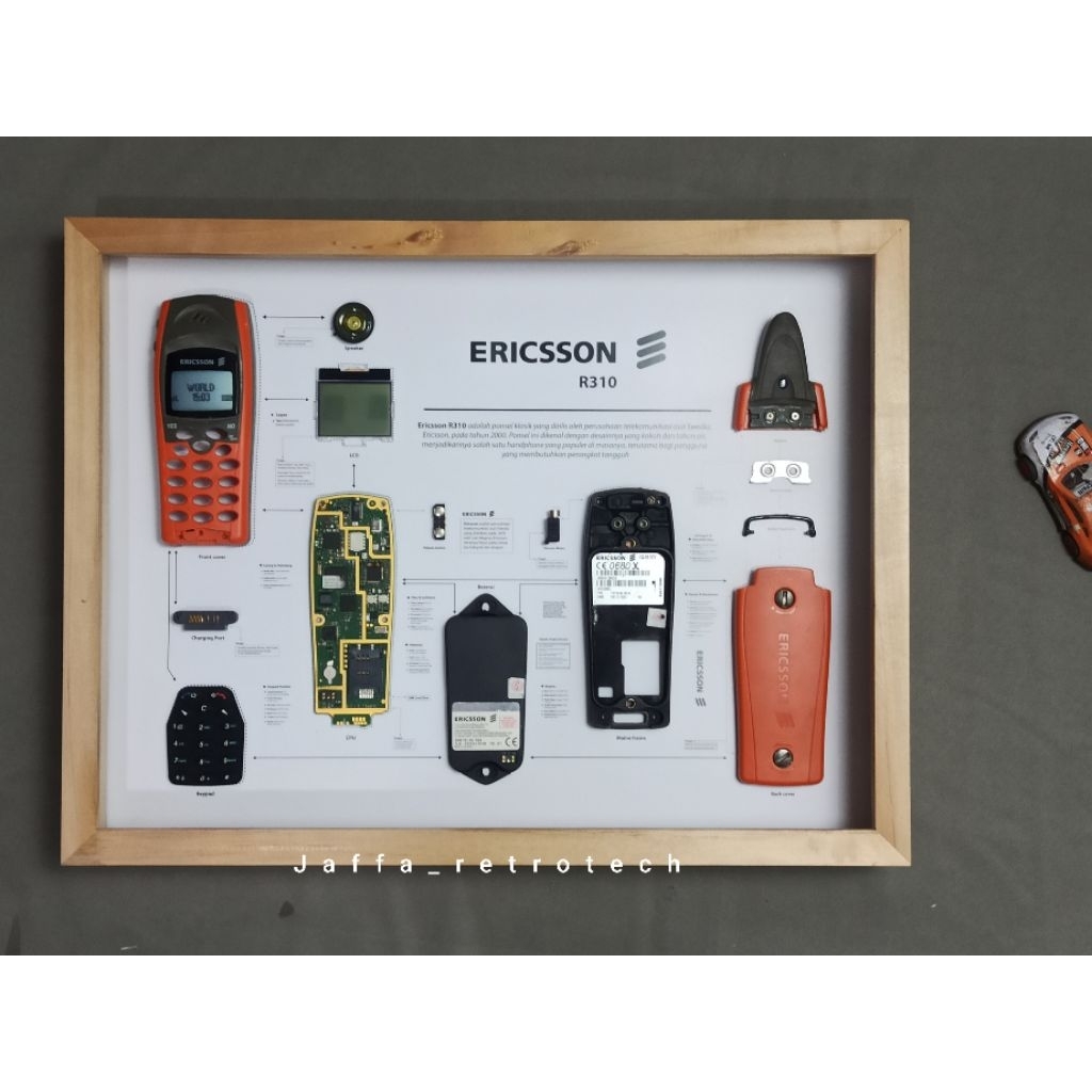 hiasan dinding dari hp Ericsson R310s