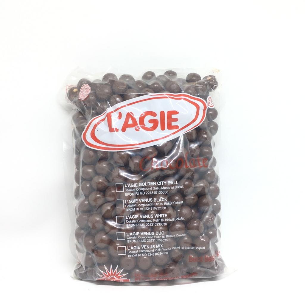 

[oddsolshop] pekanbaru/Lagie Golden City Ball Coklat 1KG