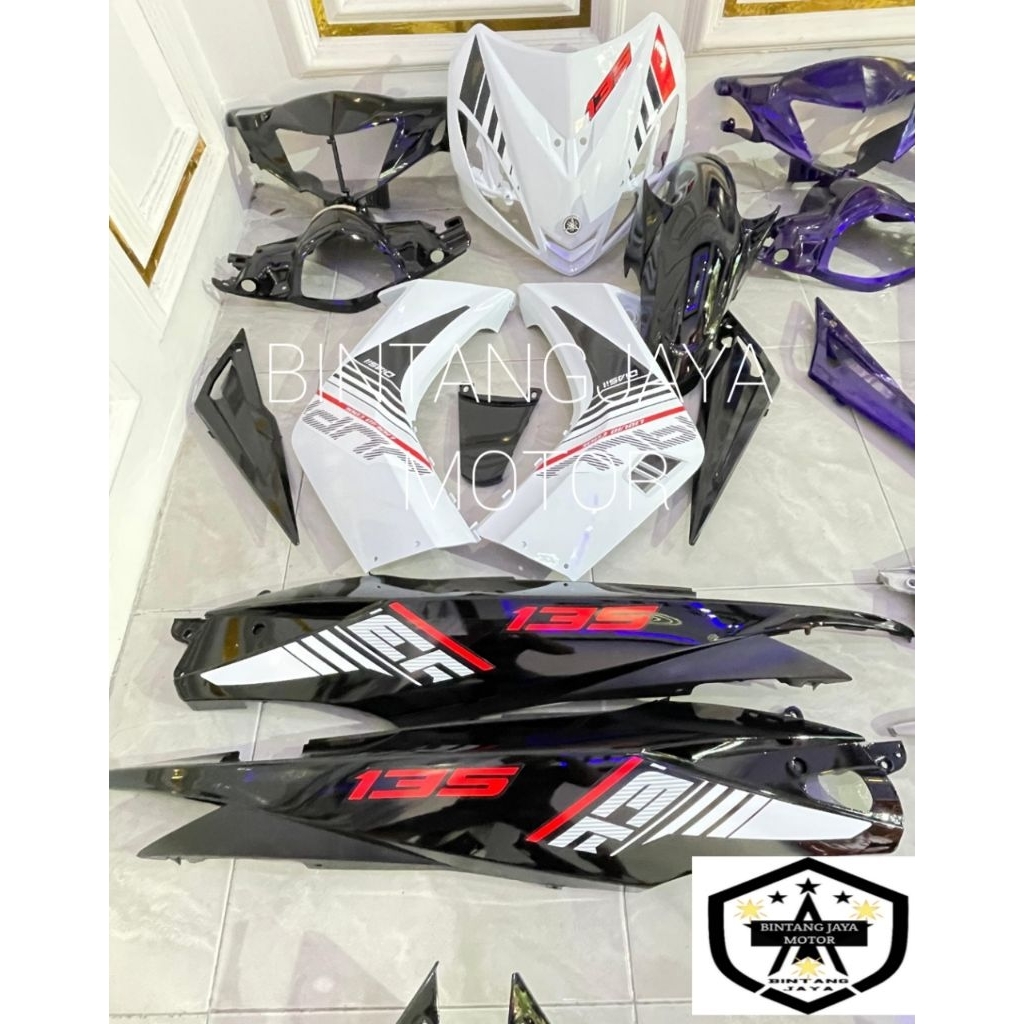 cover body Jupiter MX old hitam putih body halus Yamaha Jupiter MX lama fullset body halus Jupiter M