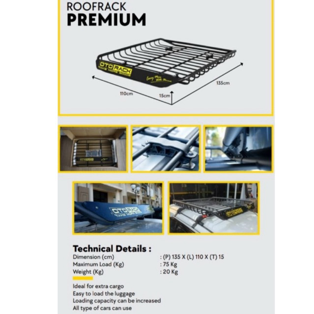 Luggage Rack Roof Rack / RoofRack Premium Universal Otorack