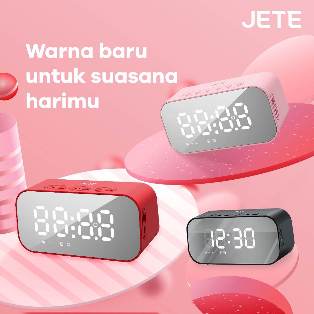 Jete Wireless Speaker JETE S2 - Black / Pink