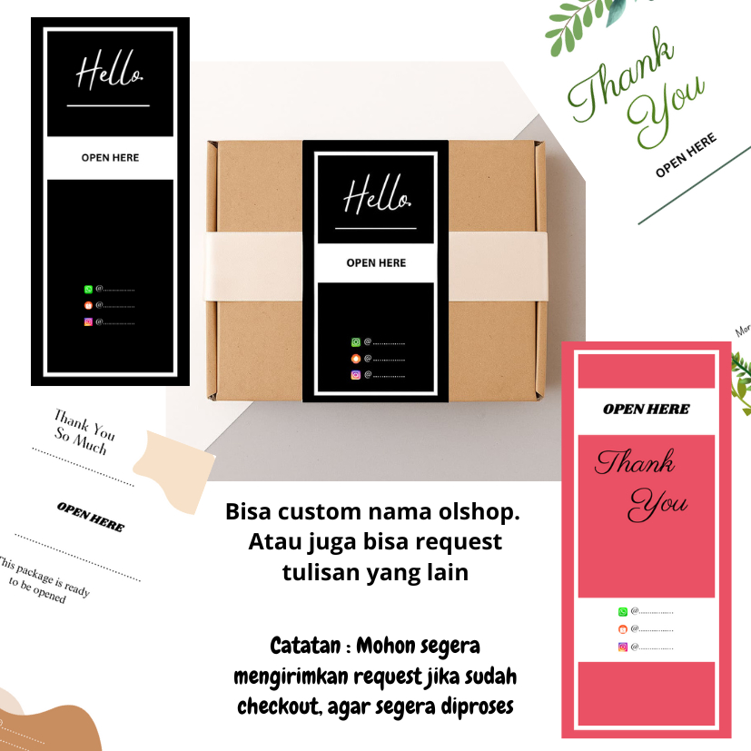 

[31 biji] STICKER SEGEL BOX HAMPERS | STIKER SEGEL BOX / PEMBUKA DAN PENGUNCI BOX HAMPERS | AESTHETIC STICKER | KEREN | GLOSSY