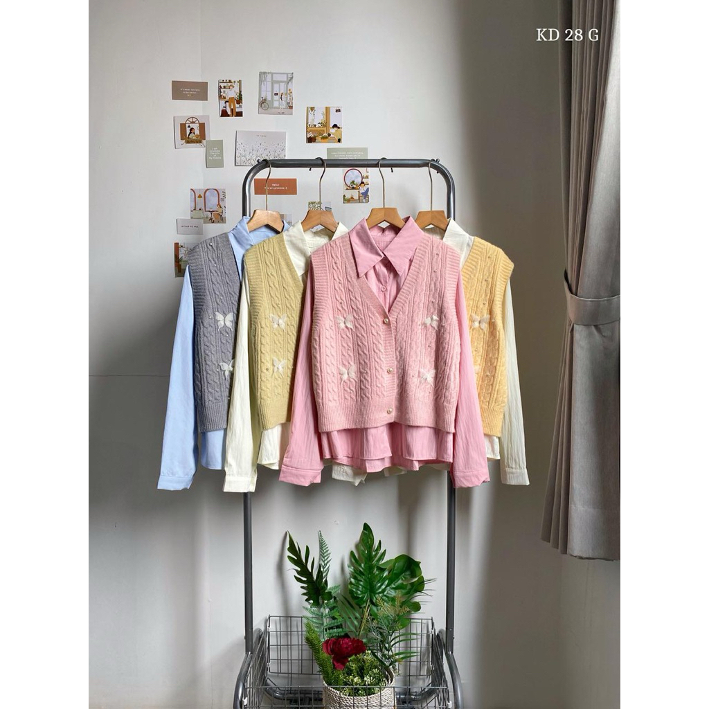 kemeja ves rajut imprt