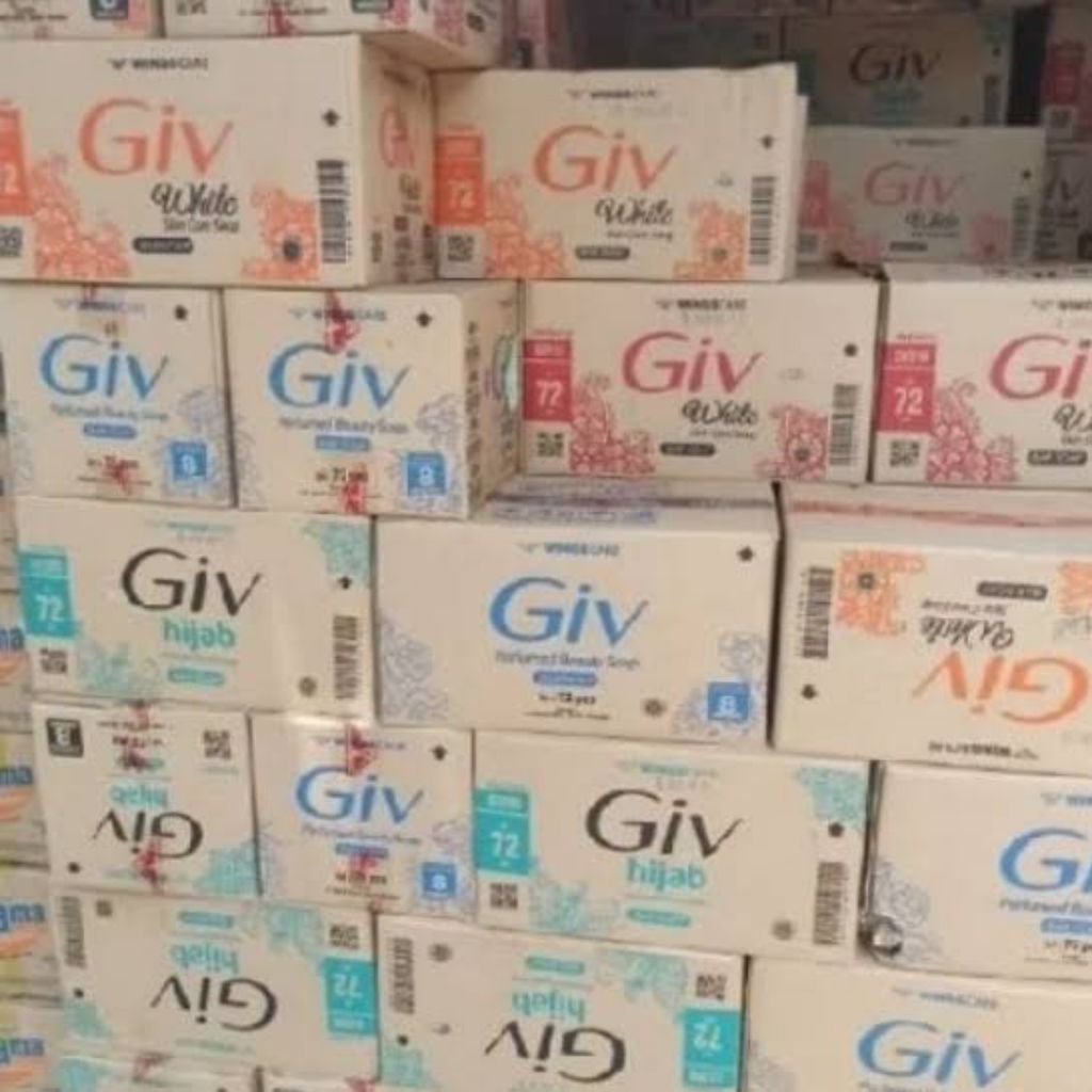sabun giv 1 karton isi 72 pcs