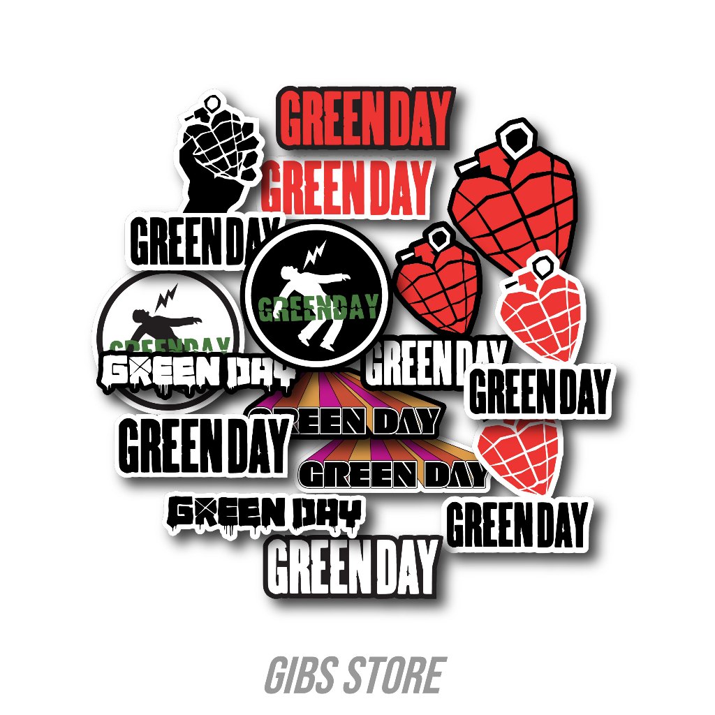 

STICKER GREENDAY SATUAN (SUDAH TERPOTONG BENTUK)