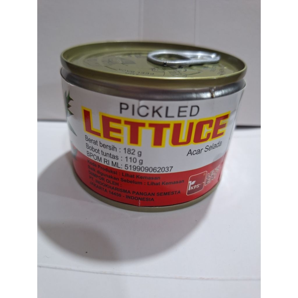 

MAMATA BRAND ACAR SELADA | Caisim Kaleng | Pickled Lettuce 182 gr