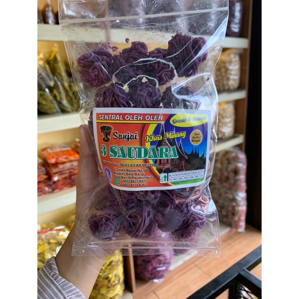 

Kerupuk Dakak-dakak ungu