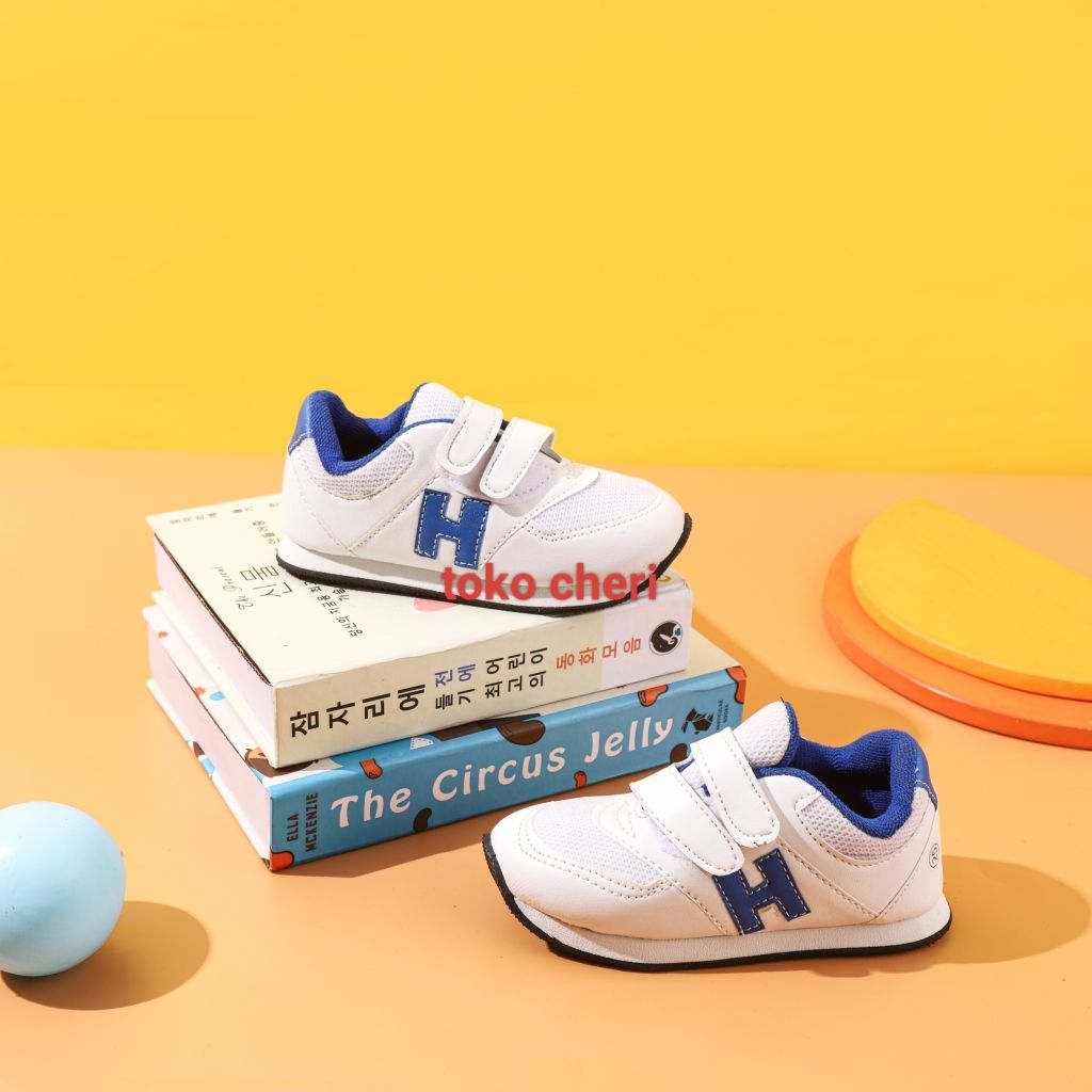Toko Cheri Nb Putih Sport Sepatu Anak Cowok/ Sepatu Anak Laki Sepatu Anak Perempuan Usia 1/3thn Sepa