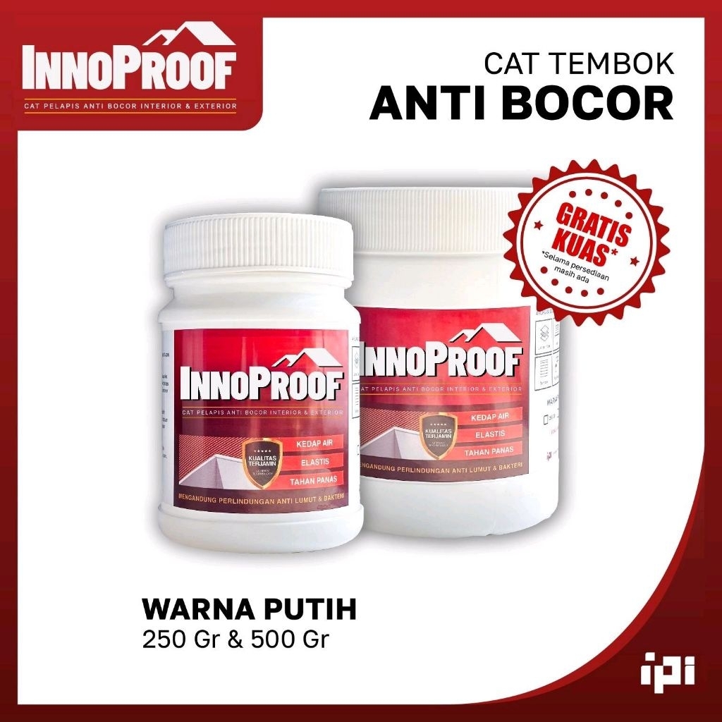INNOPROOF cat waterproof tembok warna PUTIH anti bocor waterproofing anti air tahan rembes