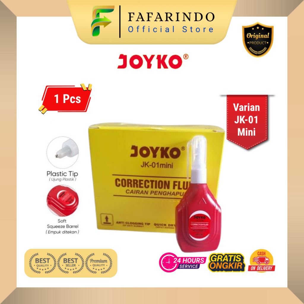 

Tipe-X Joyko JK-01 Mini / Correction Tape / Joyko / Mini