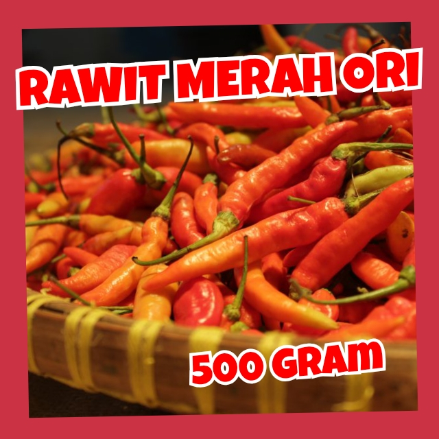 

Cabe / Cabai Rawit Merah 500 gr