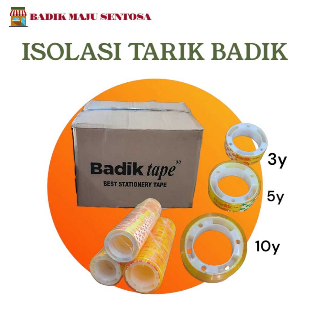 [10 Pcs] ISOLASI KADO BADIK READY MAKASSAR